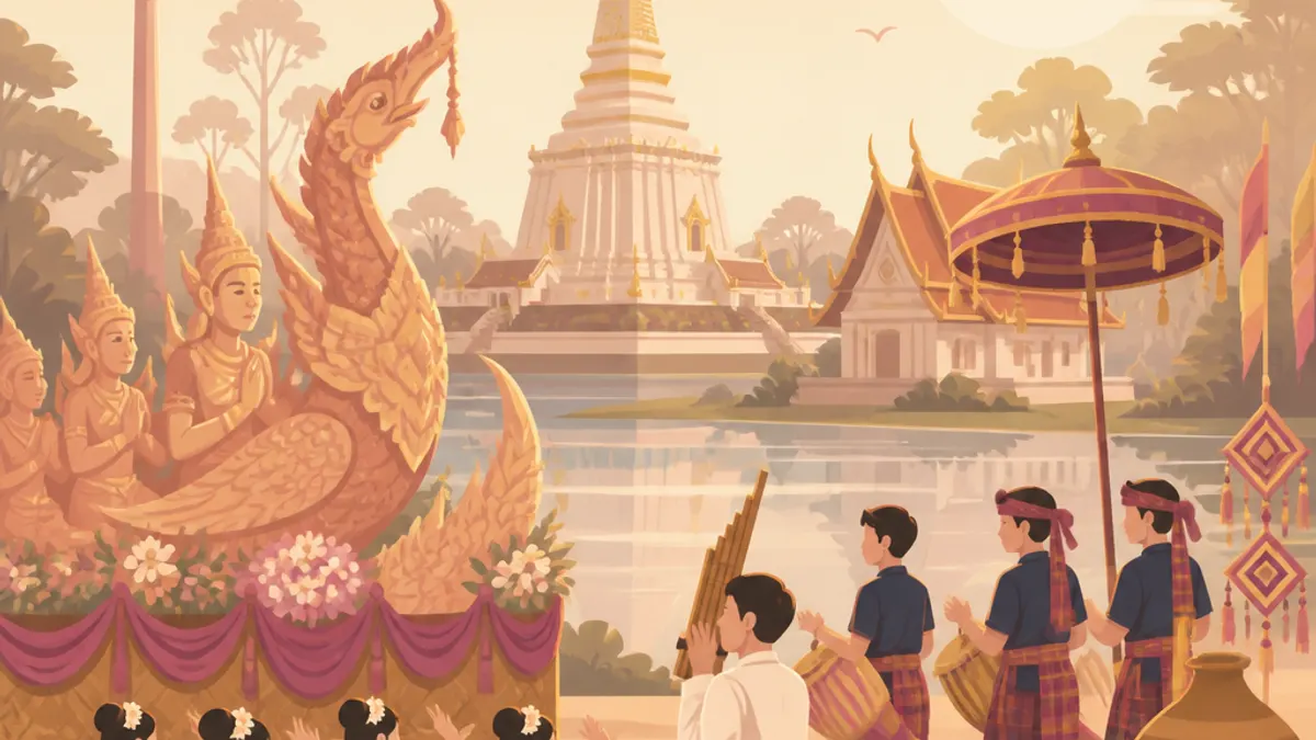 ภาพประกอบเรื่อง ประเพณีและเทศกาลท้องถิ่นที่โดดเด่นของร้อยเอ็ด